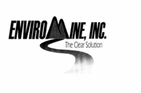 ENVIROMINE, INC. THE CLEAR SOLUTION Logo (USPTO, 08/31/2015)