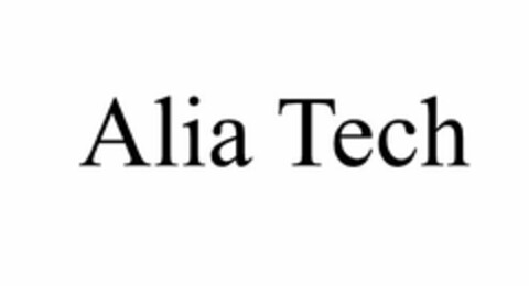 ALIA TECH Logo (USPTO, 10.09.2015)