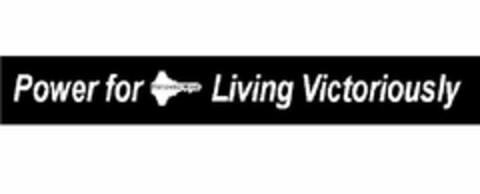 POWER FOR RENEWED MIND LIVING VICTORIOUSLY Logo (USPTO, 29.08.2016)