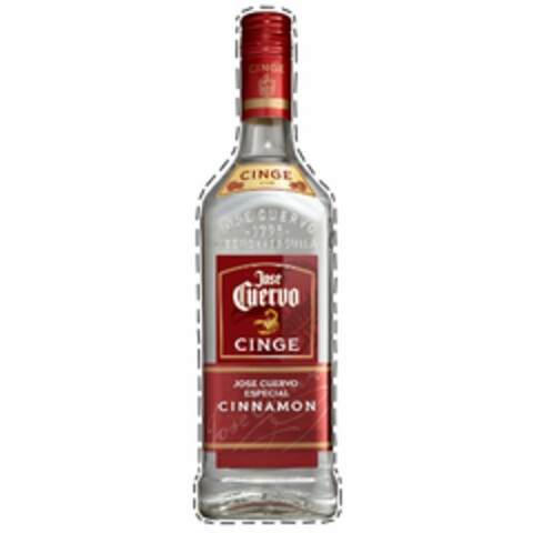 CINGE CINGE 1795 JOSE CUERVO 1795 HECHOEN TEQUILA JOSE CUERVO CINGE JOSE CUERVO ESPECIAL CINNAMON Logo (USPTO, 10.04.2017)