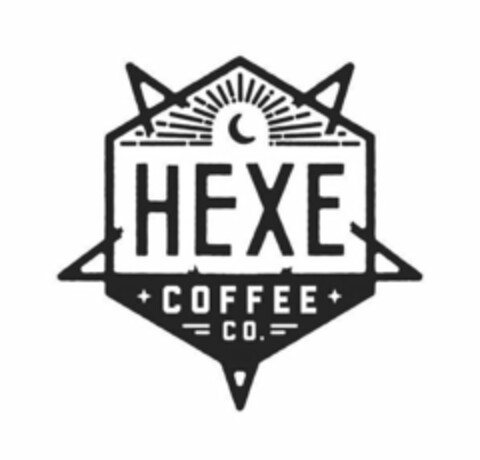 HEXE COFFEE CO. Logo (USPTO, 10.10.2017)