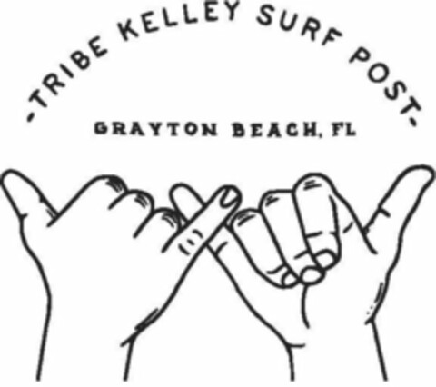 -TRIBE KELLEY SURF POST - GRAYTON BEACH, FL Logo (USPTO, 08/15/2018)