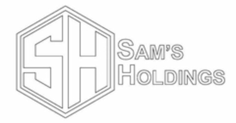 SH SAM'S HOLDINGS Logo (USPTO, 16.01.2019)