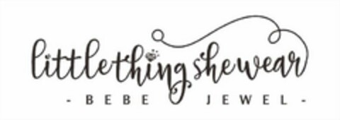 LITTLETHINGSHEWEAR - BEBE JEWEL - Logo (USPTO, 09/18/2019)