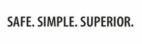 SAFE SIMPLE SUPERIOR Logo (USPTO, 06.07.2020)