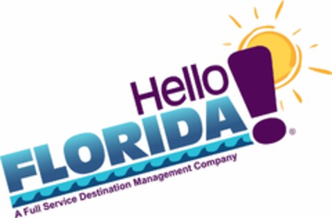 HELLO FLORIDA! A FULL SERVICE DESTINATION MANAGEMENT COMPANY Logo (USPTO, 14.05.2009)