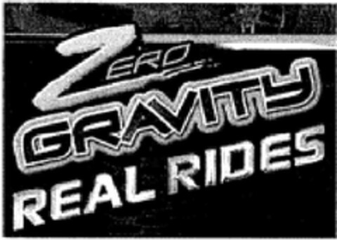 ZERO GRAVITY REAL RIDES Logo (USPTO, 16.02.2010)