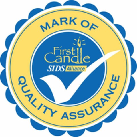 FIRST CANDLE SIDS ALLIANCE MARK OF QUALITY ASSURANCE Logo (USPTO, 04/01/2010)