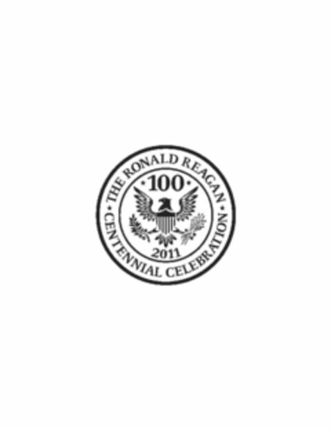 THE RONALD REAGAN CENTENNIAL CELEBRATION 100 2011 Logo (USPTO, 16.07.2010)