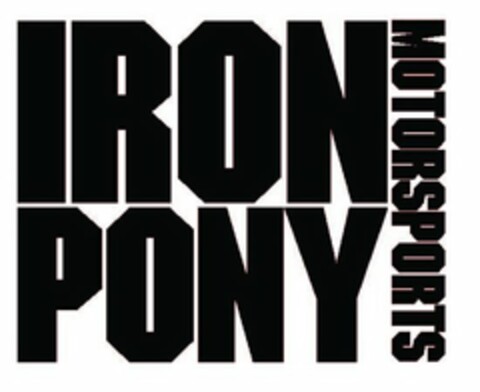 IRON PONY MOTORSPORTS Logo (USPTO, 23.07.2010)