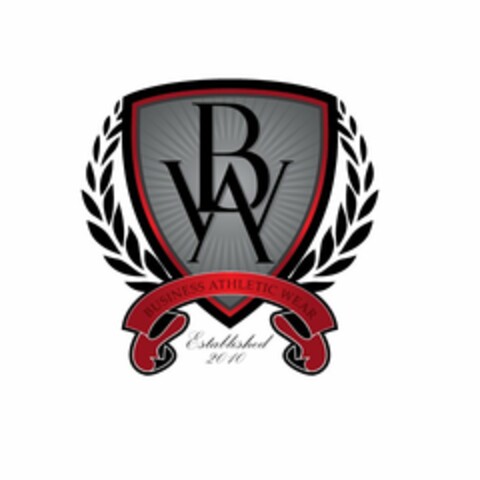 BAW BUSINESS ATHLETIC WEAR ESTABLISHED 2010 Logo (USPTO, 16.09.2010)