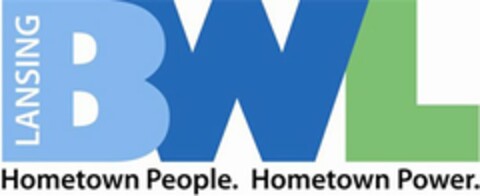 LANSING BWL HOMETOWN PEOPLE. HOMETOWN POWER. Logo (USPTO, 16.11.2010)