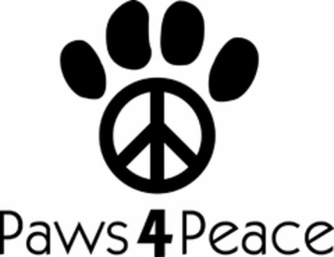 PAWS 4 PEACE Logo (USPTO, 12.01.2011)