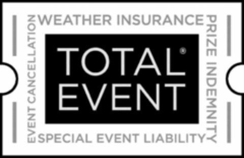 TOTAL EVENT WEATHER INSURANCE PRIZE INDEMNITY EVENT CANCELLATION SPECIAL EVENT LIABILITY Logo (USPTO, 28.07.2011)