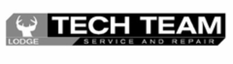 LODGE TECH TEAM SERVICE AND REPAIR Logo (USPTO, 08/24/2011)