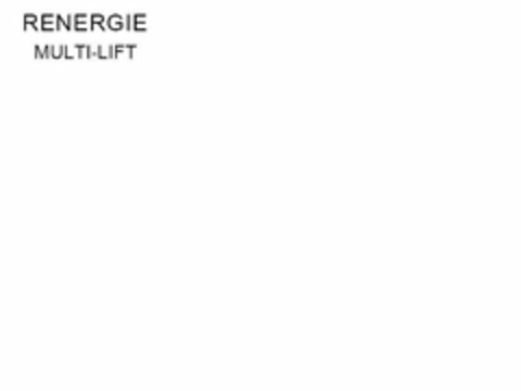 RENERGIE MULTI-LIFT Logo (USPTO, 05.10.2011)