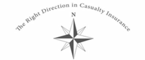 THE RIGHT DIRECTION IN CASUALTY INSURANCE N Logo (USPTO, 10/11/2011)