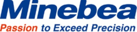 MINEBEA PASSION TO EXCEED PRECISION Logo (USPTO, 16.02.2012)