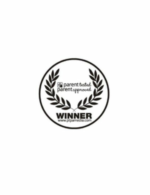 PARENT TESTED PARENT APPROVED WINNER WWW.PTPAMEDIA.COM Logo (USPTO, 11.09.2012)