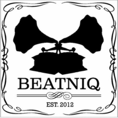 BEATNIQ EST.2012 Logo (USPTO, 09/26/2012)