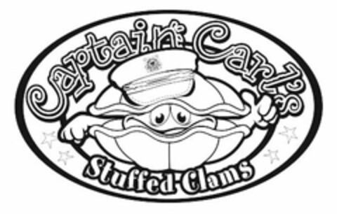 CAPTAIN CARL'S STUFFED CLAMS Logo (USPTO, 29.01.2013)