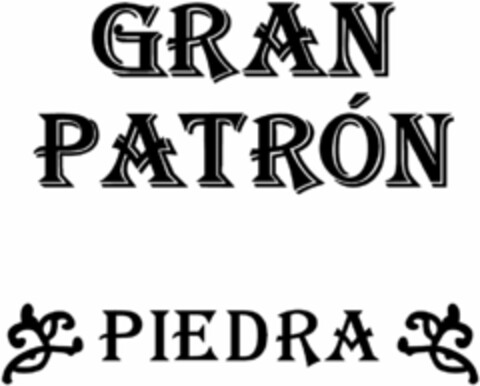 GRAN PATRÓN PIEDRA Logo (USPTO, 02/22/2013)