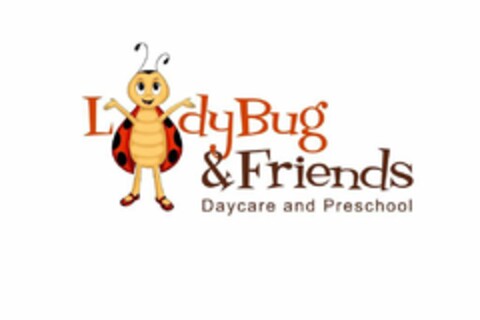 LDYBUG & FRIENDS DAYCARE AND PRESCHOOL Logo (USPTO, 09.07.2013)