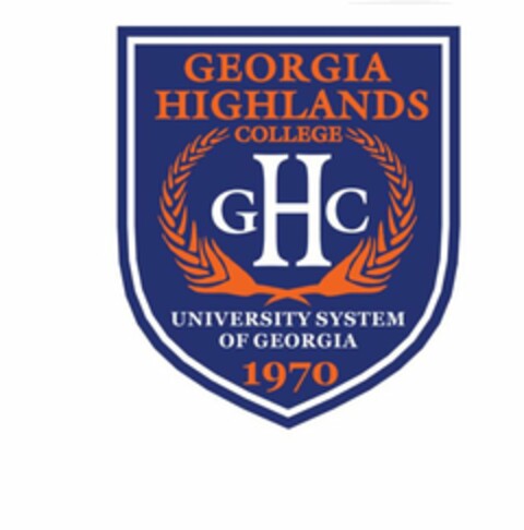 GEORGIA HIGHLANDS COLLEGE GHC UNIVERSITY SYSTEM OF GEORGIA 1970 Logo (USPTO, 14.11.2013)