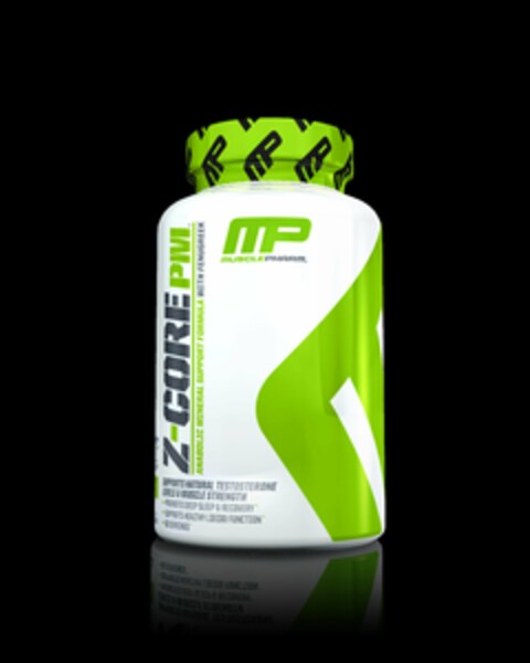 Z-CORE PM ANABOLIC MINERAL SUPPORT FORMULA WITH FENUGREEK MP MUSCLEPHARM Logo (USPTO, 21.11.2013)