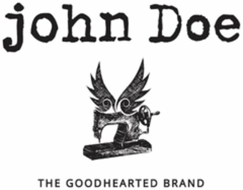 JOHN DOE THE GOODHEARTED BRAND Logo (USPTO, 14.03.2014)