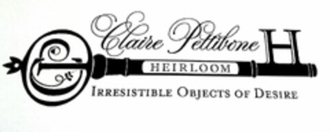 CP CLAIRE PETTIBONE H HEIRLOOM IRRESISTIBLE OBJECTS OF DESIRE Logo (USPTO, 25.03.2014)