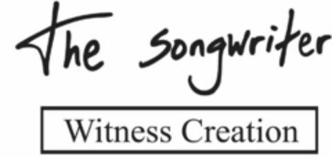 THE SONGWRITER WITNESS CREATION Logo (USPTO, 26.07.2014)