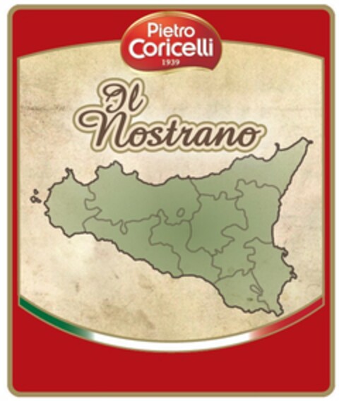 PIETRO CORICELLI 1939 IL NOSTRANO Logo (USPTO, 08/01/2014)