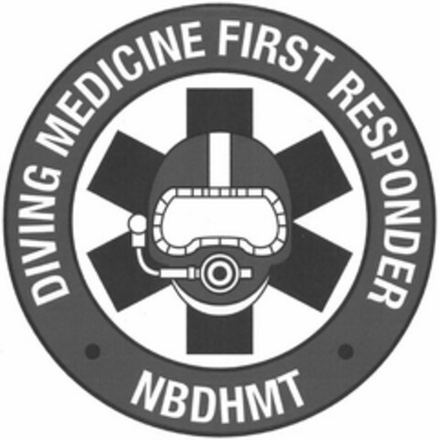 DIVING MEDICINE FIRST RESPONDER ·NBDHMT· Logo (USPTO, 03.09.2014)