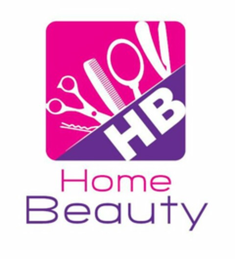 HB HOME BEAUTY Logo (USPTO, 12.02.2016)