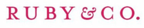 RUBY & CO. Logo (USPTO, 18.02.2016)