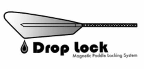 DROP LOCK MAGNETIC PADDLE LOCKING SYSTEM Logo (USPTO, 22.03.2016)