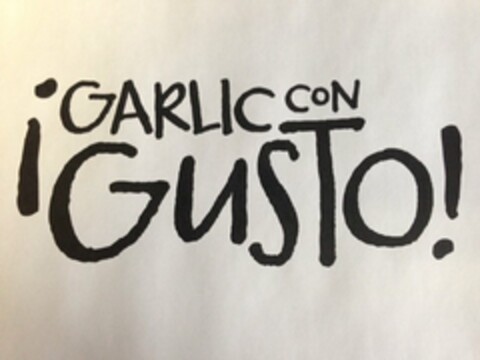 ¡GARLIC CON GUSTO! Logo (USPTO, 25.05.2016)