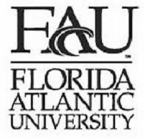 FAU FLORIDA ATLANTIC UNIVERSITY Logo (USPTO, 06/30/2016)