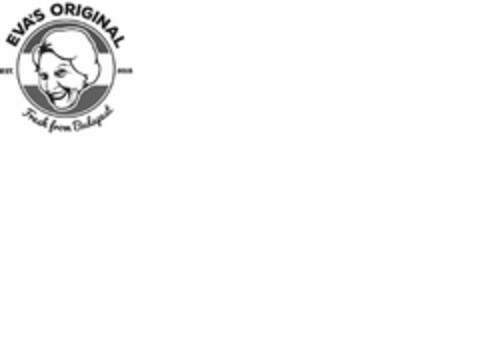 EVA'S ORIGINAL EST. 2015 FRESH FROM BUDAPEST Logo (USPTO, 09.05.2017)