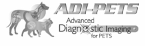 ADI-PETS ADVANCED DIAGNOSTIC IMAGING FOR PETS Logo (USPTO, 19.09.2017)