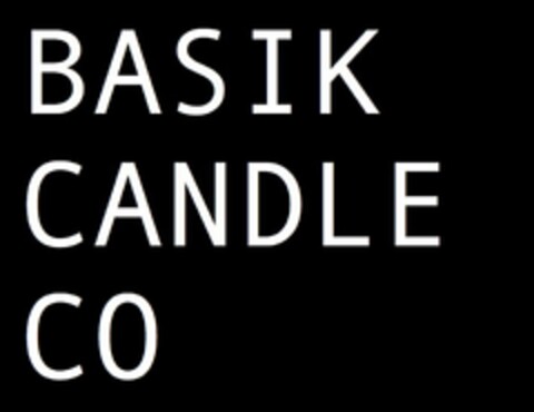 BASIK CANDLE CO Logo (USPTO, 15.11.2017)