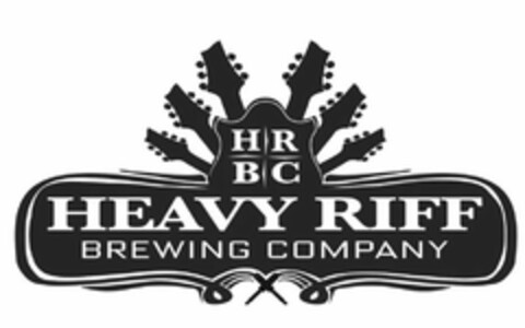 H R B C HEAVY RIFF BREWING COMPANY Logo (USPTO, 03.05.2018)