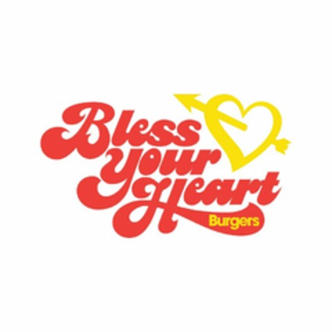 BLESS YOUR HEART BURGERS Logo (USPTO, 27.07.2018)