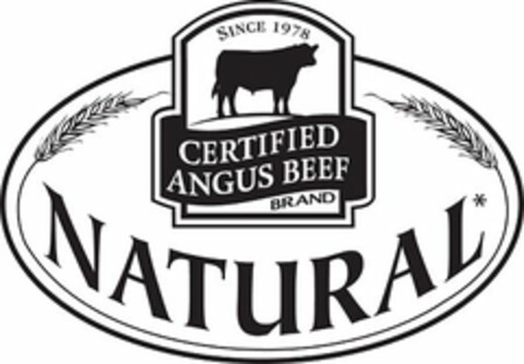 CERTIFIED ANGUS BEEF BRAND SINCE 1978 NATURAL Logo (USPTO, 09.08.2018)