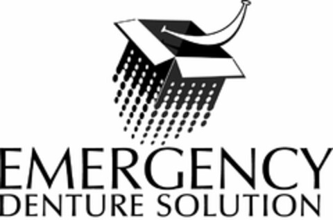 EMERGENCY DENTURE SOLUTION Logo (USPTO, 28.06.2019)