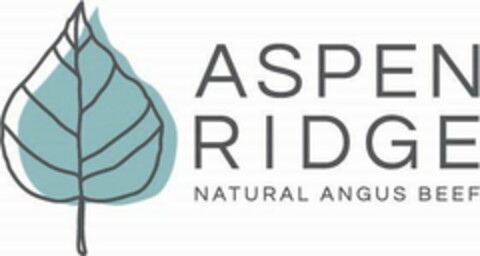 ASPEN RIDGE NATURAL ANGUS BEEF Logo (USPTO, 11.07.2019)