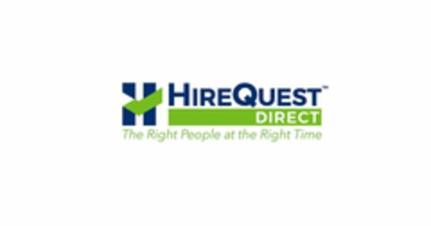 H HIREQUEST DIRECT THE RIGHT PEOPLE AT THE RIGHT TIME Logo (USPTO, 17.07.2019)