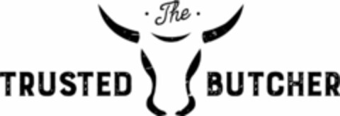 THE TRUSTED BUTCHER Logo (USPTO, 10/03/2019)