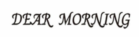 DEAR MORNING Logo (USPTO, 12/12/2019)